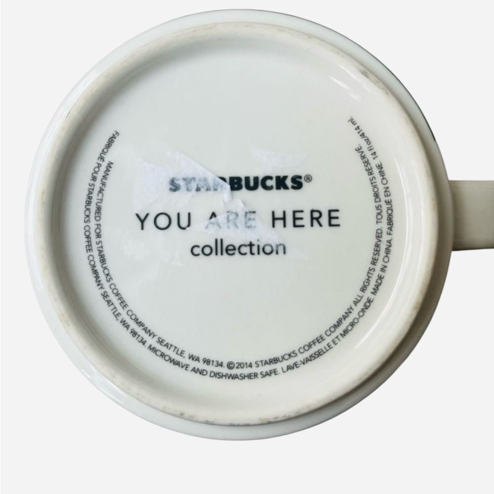 Starbucks You Are Here Wisconsin Mug Collectible Lime Green Coffee Cup - Picture 6 of 6